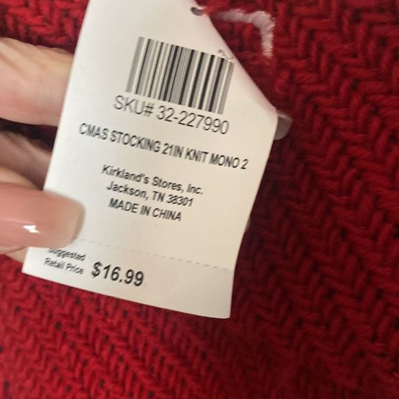 Kirklands Christmas stocking - Picture 3 of 4